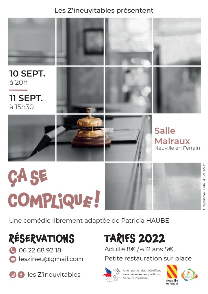 Affiche de la pièce 'Ça se complique'